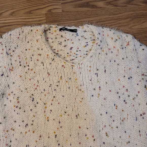 Cozy and Colorful Speckled Knit Sweater by Doe & Rae - Picture 8 of 12